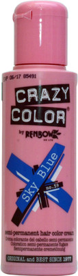 

Crazy Color Semi-Permanent Hair Color(Sky Blue)