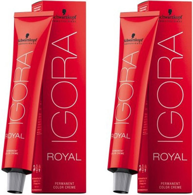 

Schwarzkopf Igora Royal Pack of 2 Hair Color(1-0 (Natural Black))