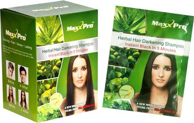 

MaxxPro (Pack of 5) Black Hair magic shampoo Hair Color(Black)
