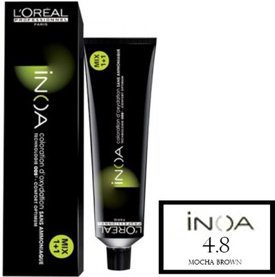 

L'Oreal Paris Inoa Hair Color(4.8 Mocha Brown)