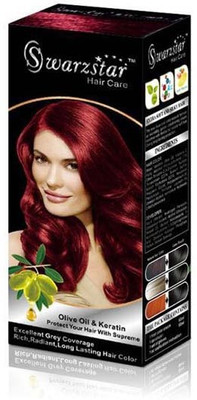 

Swarzstar Permanent Moisture Cream Hair Color(Rich Red-8.11)