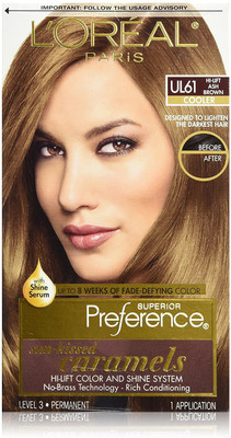 

L'Oreal Paris Superior Preference Color Care System, Hi-Lift Ash Brown Hair Color(Ash Brown)