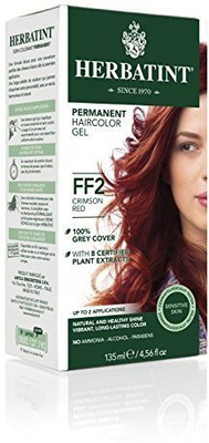 

Herbatint Permanent Herbal Haircolor Gel, FF2 Crimson Red, 4.56 Ounce Hair Color(Multicolor)