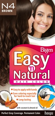 Buy Bigen Easy N Natural N4 Hair Color(Brown) on Flipkart 