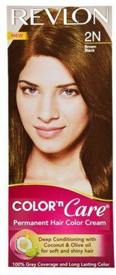 

Revlon Permanent Powder Hair Color(Brown Black 2N)