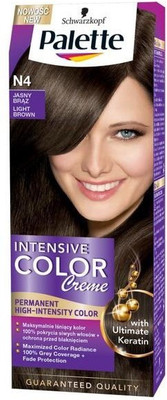 

Schwarzkopf PALETTE INTENSIVE CREAM WITH LIQUID KERATIN - 5-0 Hair Color(Light Brown)