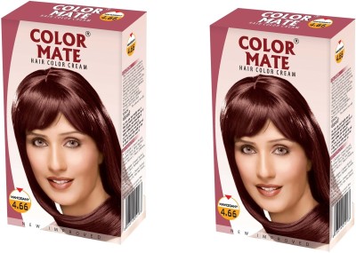 Flipkart - Color Mate Cream Hair Color(Mahogany)