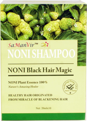 

Samanvir Hair Blackening Noni Shampoo Hair Color(Natural Black)