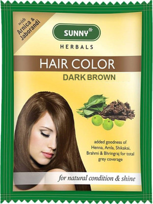 

Bakson's Sunny Hair Color ( Pack of 4 pcs. ) Hair Color(Dark Brown)