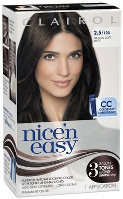 

Clairol Nice N Easy 2.5 Hair Color(123 Natural Soft Black)