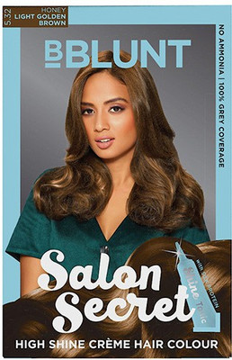 

BBlunt Salon Secret High Shine Creme Hair Color(Honey Light Golden Brown 5.32)