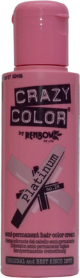 

Crazy Color Semi-Permanent Hair Color(Platinum)