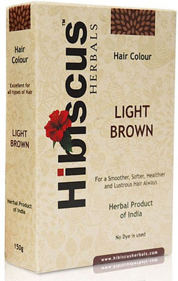 

Hibiscus Herbals Hair Colour Light Brown Hair Color(Hibiscus Herbal Hair Colours ( LIGHT BROWN))