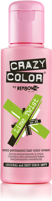 

Crazy Color Semi-Permanent Hair Color(Lime Twist)