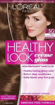 

L'Oreal Paris Paris Healthy Look Creme Gloss Color Hair Color(Golden Truffle)