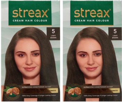 Buy Streax Cream Hair Color 120ml  43 Golden Brown Pack of 1 Online at  Low Prices in India  Amazonin