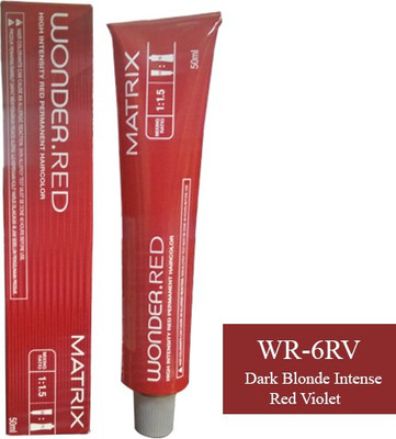 

Matrix Wonder Red Permanent Hair Color(WR-6RV Dark Blonde Intense Red Violet)