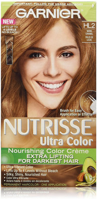 

Garnier Nutrisse Ultra Color Nourishing Color Creme Hair Color(HL2 Warm Caramel)