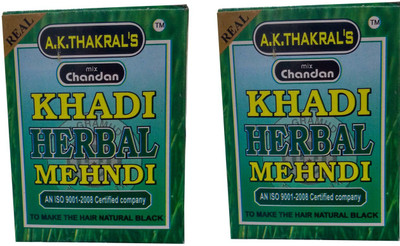 

A.K. Thakral's KHADI HERBAL MEHNDI Hair Color(NATURAL BLACK)