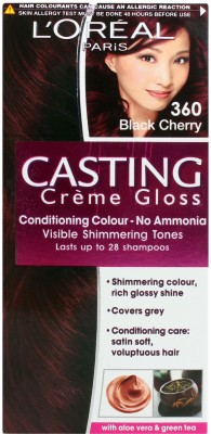25% OFF on L'Or�al Paris Casting Creme Gloss Hair Color , Black Cherry 360  on Flipkart 