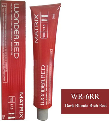

Matrix Wonder Red Permanent Hair Color(WR-6RR Dark Blonde Rich red)