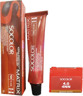 

Matrix Socolor Permanent Cream Hair Color(4.0 Medium Brown)