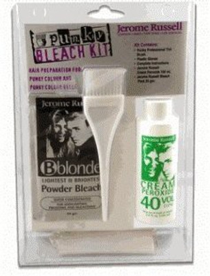 

Jerome Russell Punky Bleach Kit 30 Volume, Clamshell, 3.4 Ounce Hair Color(Multicolor)