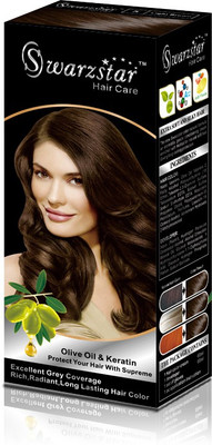 

Swarzstar Permanent Moisture Cream Hair Color(Light Brown-5.0)