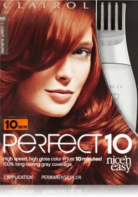 

Clairol Perfect 10 By Nice N Easy Hair Color(006R Light Auburn)