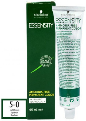 

Schwarzkopf Essensity Ammonia Free Permanent Hair Color(5-0 Light Brown)