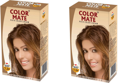 

Color Mate Cream Hair Color(Golden Brown)