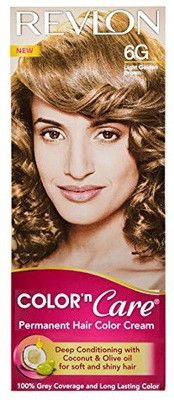 

Revlon Color N Care Permanent Cream, Light Golden Brown 6g Hair Color(Gold Brown)
