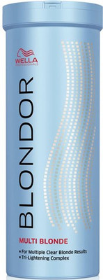 

Wella Professionals Blondor Multi Blonde Lightening Bleach Powder 400ml Hair Color(Multi Blonde)