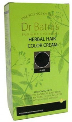 

Dr. Batra's Skin and Hair Essentials Herbal Cream Hair Color(Black)