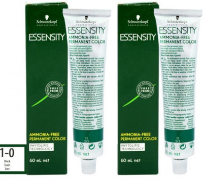 

Schwarzkopf Essensity Ammonia Free Permanent Pack of 2 Hair Color(1-0 Black)