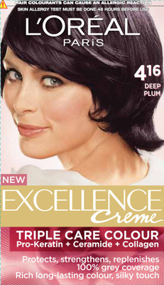 

L'Oreal Paris Excellence Creme Hair Color(Deep Plum - 4.16)