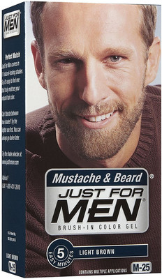 

Just For Men Mustache & Beard Light Brown M-25 Hair Color(Light Brown)