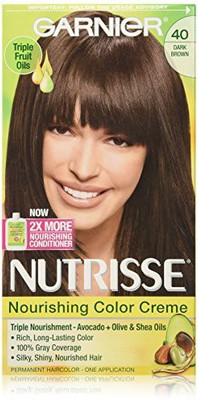 

Garnier Nutrisse Haircolor Hair Color(40 Dark Brown Dark Chocolate)