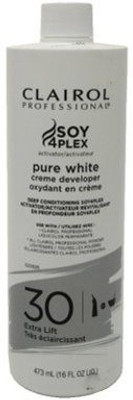 

Clairol Professional Soy4Plex Creme Hair Color Developer 30 Volume Hair Color(Pure White)