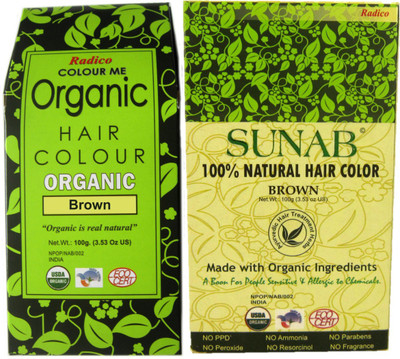 

Radico Sunab (Combo) Brown Hair Color(Beige, Green)