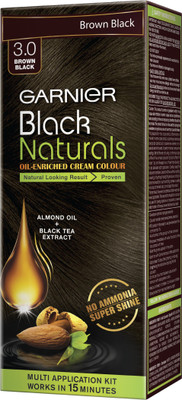 

Garnier Black Naturals Kit Shade 3 Hair Color(3.0 Brown Black)