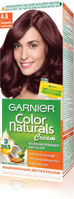 

Garnier Color Naturals Regular Shade 4.6 Hair Color(Burgundy Celebration)