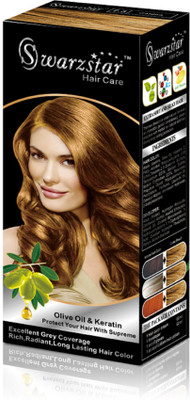 

Swarzstar Permanent Moisture Cream Hair Color(Golden- 7.3)
