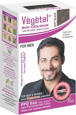 8 Off On Vegetal Bio Colour Soft Black For Beard Colouring Hair
