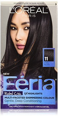 

L'Oreal Paris Paris Feria Hair Color(Cool Black)
