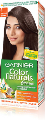 

Garnier New Garnier Color Naturals Hair Color(Darkest Brown 3)