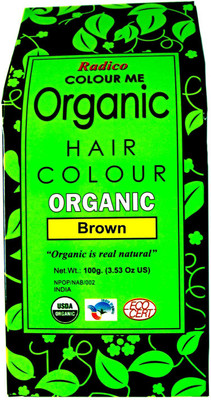 

Radico CERTIFIED ORGANIC& 100% NATURAL- BROWN Hair Color(Brown)