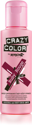 

Crazy Color Semi-Permanent Hair Color(Ruby Rouge)