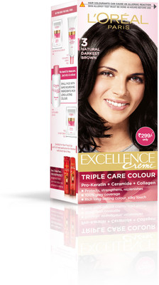 15% OFF on L'Or�al Paris Excellence Creme Hair Color , 3 Dark Brown on Flipkart 15% OFF on L'Or�al Paris Excellence Creme Hair Color , 3 Dark Brown on Flipkart
