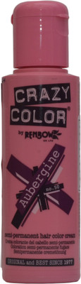 

Crazy Color Semi-Permanent Hair Color(Aubergine)